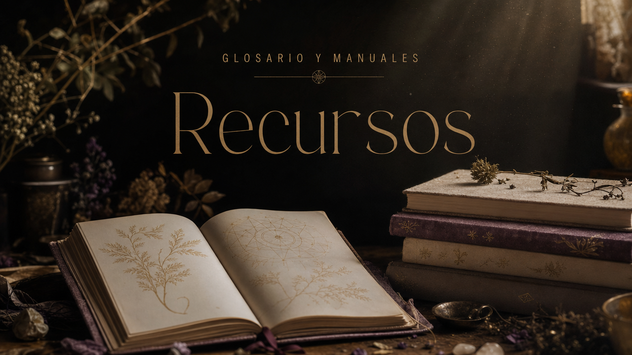 Recursos — Glosario y manuales